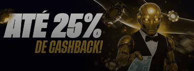 Até 25% de cashback